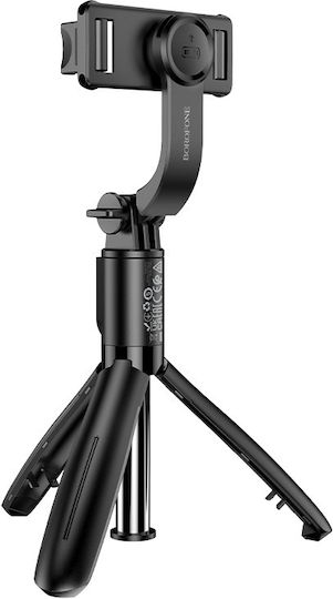 Borofone By13 Nube Selfie Stick Tripod Wireless Remote Κινητά Black