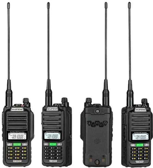 Baofeng Uv98-pro Ασύρματος Πομποδέκτης UHF/VHF 8W με Μονόχρωμη Οθόνη Σε Πράσινο Χρώμα
