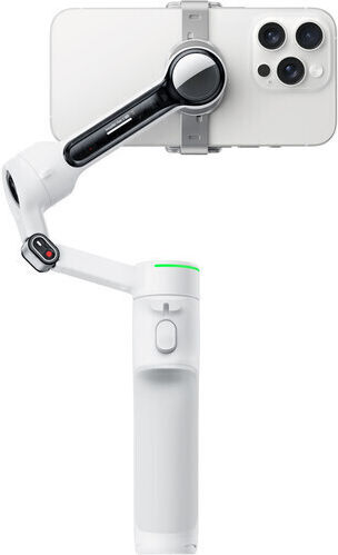 Insta360 Flow 2 Pro Creator Kit Gimbal за мобилни телефони с 3-осов стабилизатор и 10 часа работа Бял