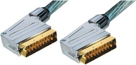 Καλώδιο Scart male - Scart male 3m Μπλε 271-38