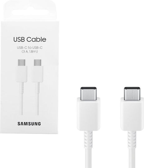 Samsung USB 2.0 Kabel USB-C männlich - USB-C Power Delivery Weiß 1,8 m EP-DX310JWEGWW