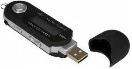 Art MP3 Player (8GB) with Screen 1" Black MP3ARTAMP03B