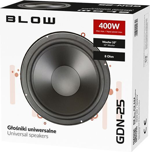 Blow Woofer difuzor 9537# Rezistență 8Ω
