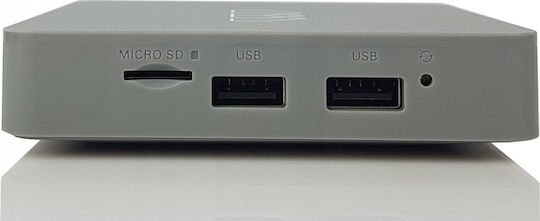 Homatics TV Box 4K UHD with WiFi USB 2.0 1.5GB RAM and 32GB Storage Space with Operating System Android 11.0