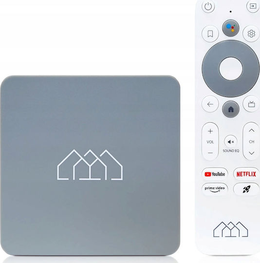 Homatics TV Box 4K UHD with WiFi USB 2.0 1.5GB RAM and 32GB Storage Space with Operating System Android 11.0