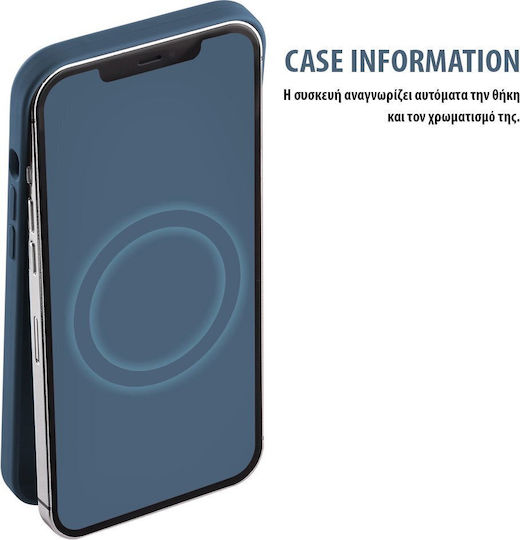 Idol 1991 Velvet Back Cover Σιλικόνης Μπλε (iPhone 16)