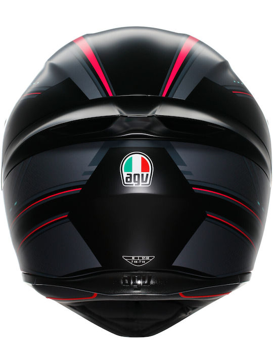 AGV K1 S Sling Matt Black / Pink Κράνος Μηχανής Full Face ECE 22.06 1500gr