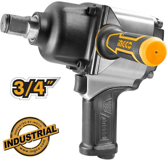 Ingco AIW341302 Air Impact Wrench 3/4" With Maximum Torque 163.15kgm