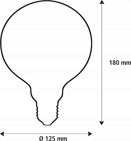 Segula LED Bulb 6.5W 125mm for E27 Socket Warm White