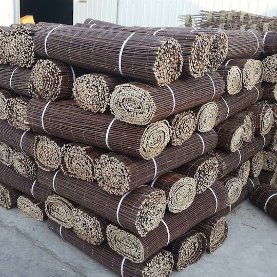 Showood Massif Bamboo Fencing from Willow with Whole Wood 2x2m