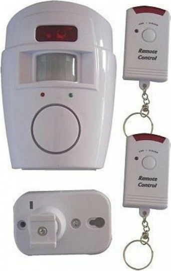 Rolinger Autonomous Wireless Alarm System with Motion Detector and 2 Remotes