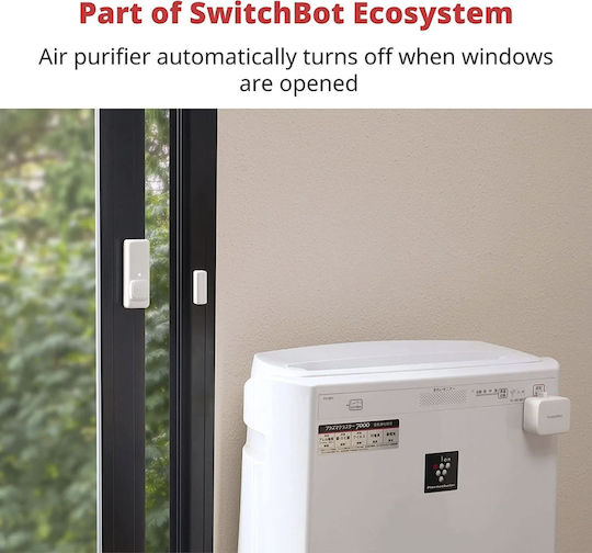 Switchbot Switchbot Contact Ασύρματο Σύστημα Συναγερμού με Κέντρο (Wi-Fi / Bluetooth)