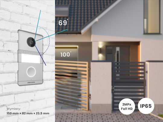 Hikvision Set Video-Gegensprechanlage