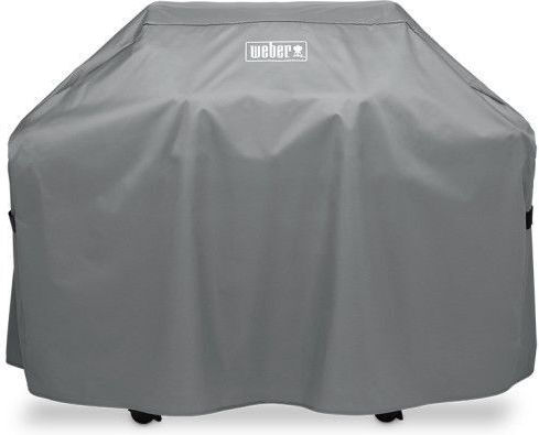 Weber Grill Cover Gray from Polyester with UV Protection 152cmx59cmx105cmcm