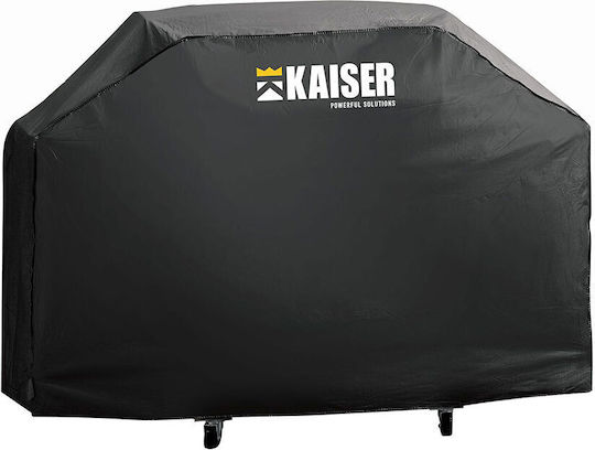 Kaiser Grill Cover Black from Oxford with UV Protection 92cmx59.5cmx127cmcm