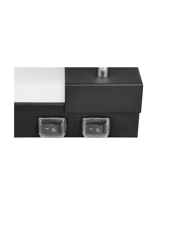 Trio Lighting Двойно Спот с Цокъл GU10 в Черен Цвят