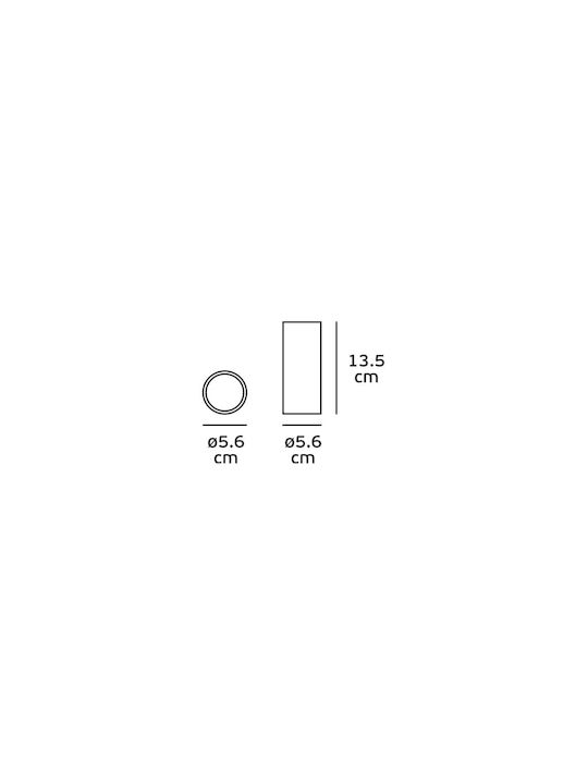 VK Lighting Single Spot with Socket GU10 in Copper Color