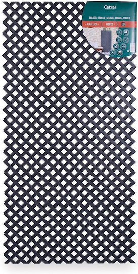 Garden Trellis made of Plastic in Gray Color 100x200cm