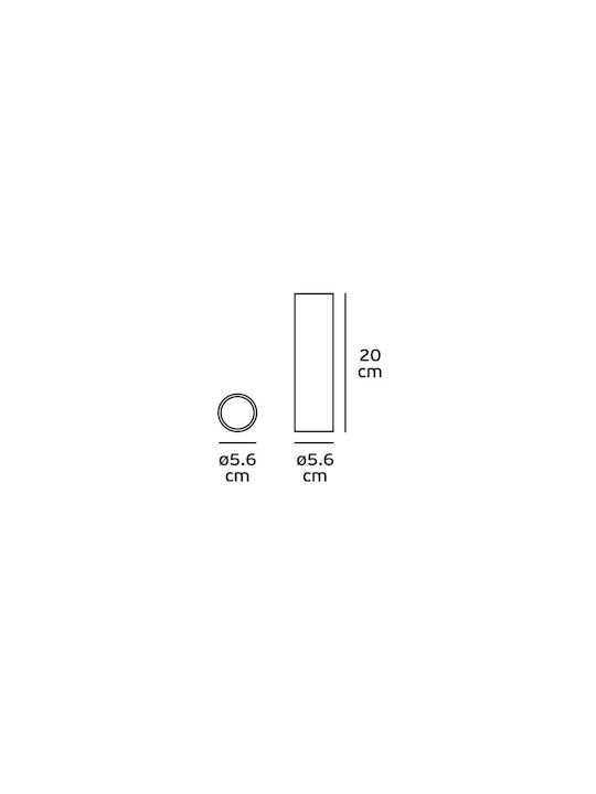VK Lighting Single Spot with Socket GU10 in Copper Color