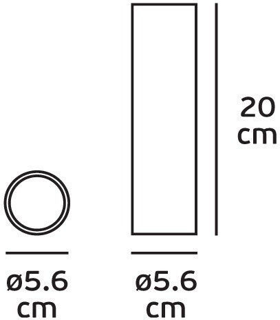VK Lighting Μονό Σποτ με Ντουί GU10 σε Χάλκινο Χρώμα