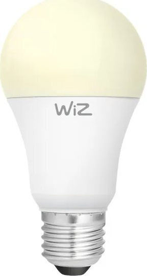 WiZ Smart Λάμπα LED για Ντουί E27 και Σχήμα A60 Θερμό Λευκό 806lm