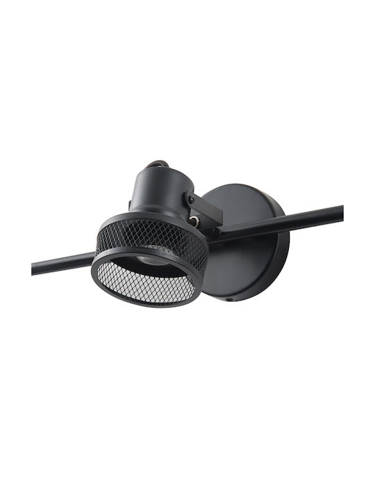 Eurolamp Monos Spot cu Soclu GU10 în Culoare Negru