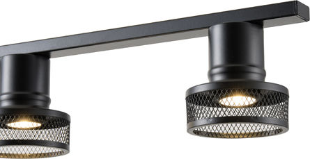 Eurolamp Single Spot with Socket GU10 in Black Color