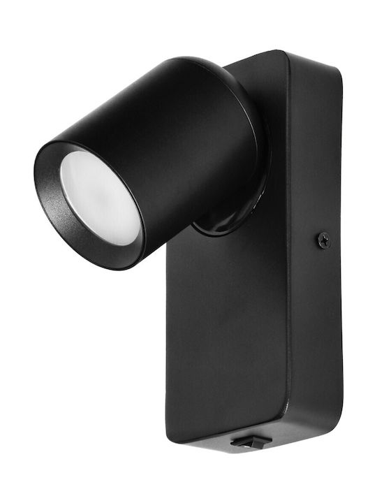 Orno Single Spot with Socket GU10 in Black Color