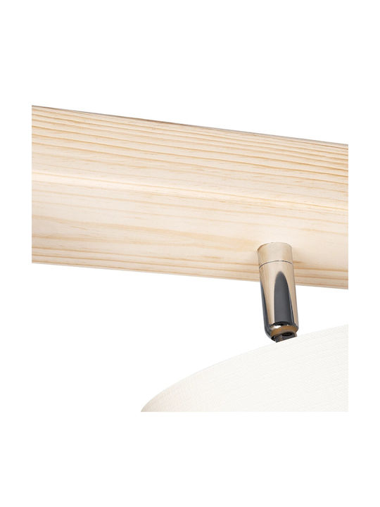 GloboStar Triple Spot with Socket E27 in Beige Color