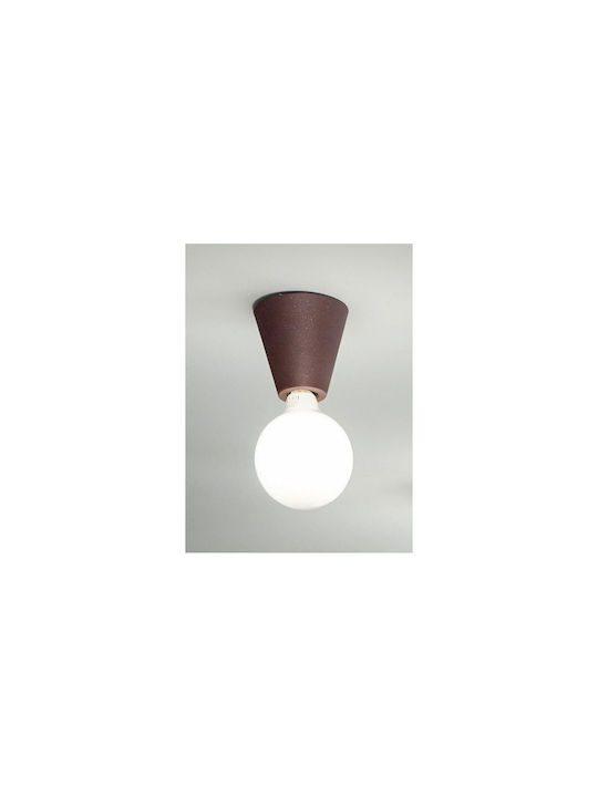 Ondaluce Single Spot with Socket E27 in Brown Color