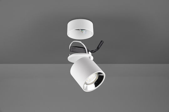 Trio Lighting Einzel Spot mit Fassung GU10 in Weiß Farbe