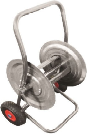 Hyundai Galvanized Metal Reel for 1/2" Hose Wheeled Watering Wind for Hose up to 30m