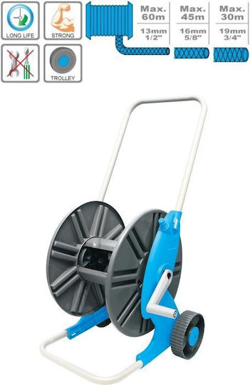 Aquacraft Wheeled Garden Hose Box Without Hose with Rewind Handle