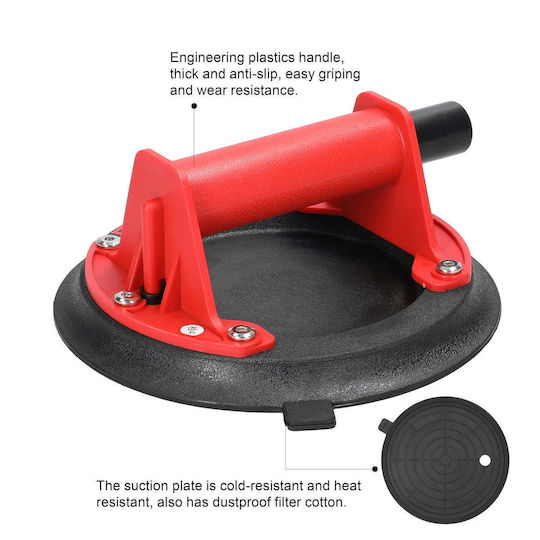 Metallic Single Work Suction Cup 200mm with Max Lifting Weight 100kg