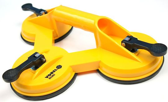 Vorel Plastic Triple Work Suction Cup 115mm with Max Lifting Weight 100kg