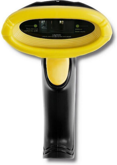 Qoltec Handheld-Scanner Drahtlos mit 2D- und QR-Barcode-Lesefunktion