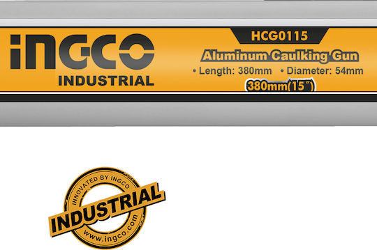 Ingco HCG0115 Пистолет за Силикон Затворен тип 600мл