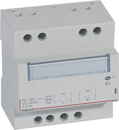 Legrand Τροφοδοτικό Ράγας Modul Safety με Έξοδο 24V