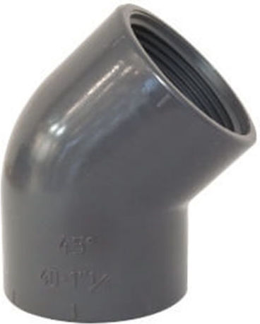 Palaplast Pipe Elbow Fitting PVC 40mm 7072/0040
