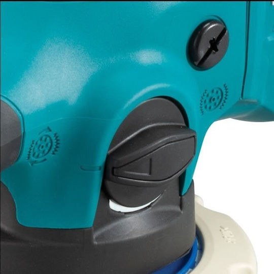 Makita DPO600RTE Rotary Polisher 18V 2x5Ah with Speed Control