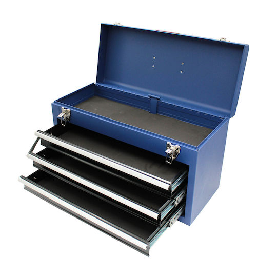 WorkPro Metallic Tool Carrier with Toolbox W52xD22xH31cm