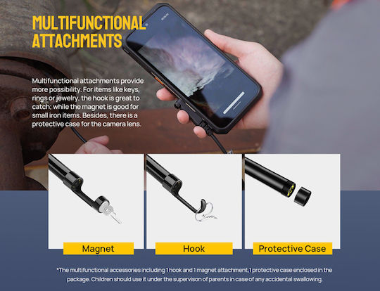 Ulefone E02 Endoscope Camera 720x480 pixels for Mobile