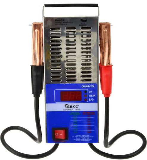 12 V DC Batterietester Geko G80029