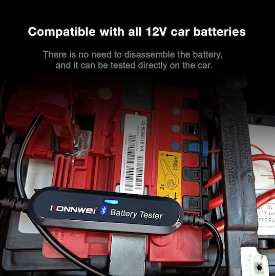 6v 12v Bluetooth Ios Android Αναλογικό Battery Tester