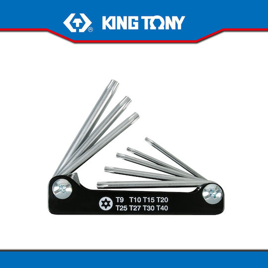 King Tony Σουγιάς με 8 Κλειδιά Torx