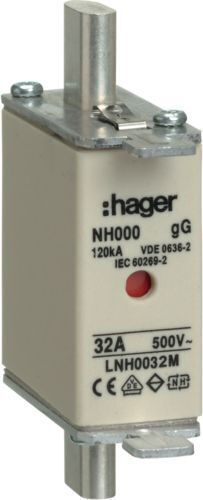 Hager Messersicherungsschmelze NH00 32A 500V