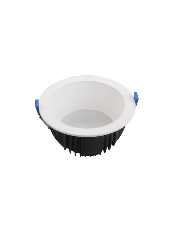 Eurolamp Metallisch Einbau Spot mit integriertem LED und Warmweißes Licht 1Stück Eurolamp Metallisch Einbau Spot mit integriertem LED und Warmweißes Licht 1Stück