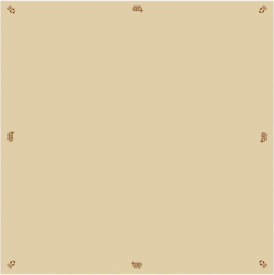 Ready T13F415072 Tischtuch Beige 100x100cm. 100Stück