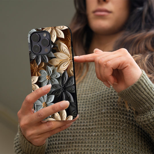 Калъф Sonique 3D Flower Series за Oppo A60 сив
