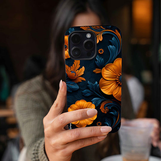 Θήκη Sonique 3d Flower Series Oppo A60 Πορτοκαλί 01